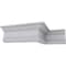 Ekena Millwork 4"H x 2 1/4"P x 4 1/2"F x 94 1/2"L Holmdel Traditional Smooth Crown Moulding MLD04X02X04HO - alternate 5